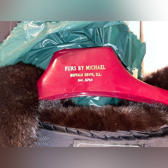 SALE big HIT BUYVtg mahogany brown full length mink coat  black lining w shaw - Picture 5 of 16